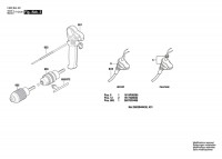 Bosch 3 603 B44 404 Pbh 2500 Sre Rotary Hammer 230 V / Eu Spare Parts